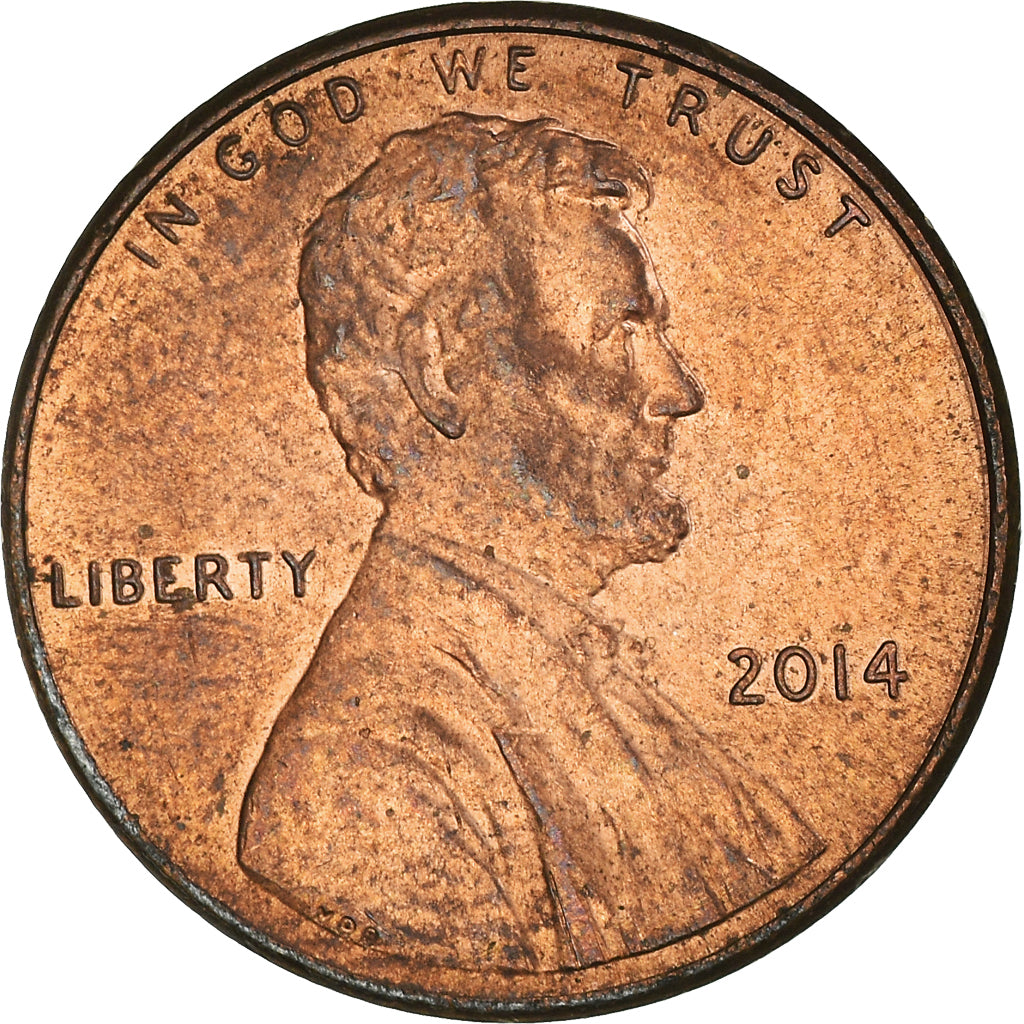 Coin, United States, Lincoln - Shield Reverse, Cent, 2014, U.S. Mint