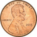 Moneta, USA, Lincoln - Shield Reverse, Cent, 2015, U.S. Mint, Philadelphia