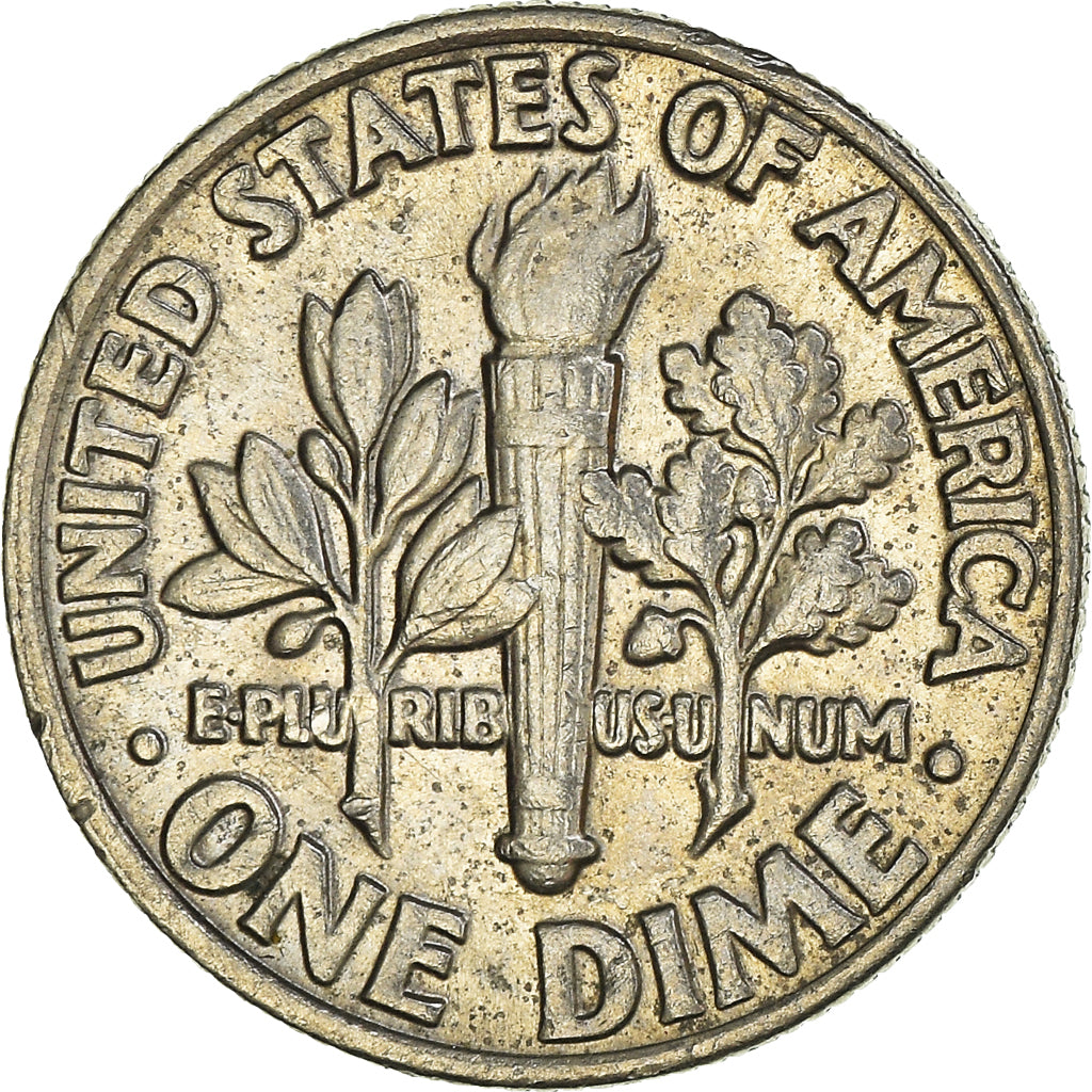 Moeda, Estados Unidos da América, Roosevelt Dime, Dime, 1984, U.S. Mint