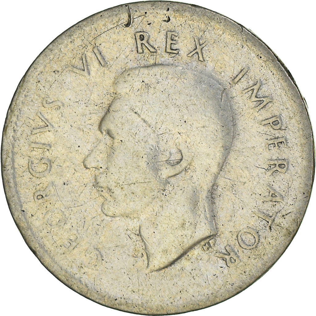 Moeda, África do Sul, George VI, 3 Pence, 1943, VF(30-35), Prata, KM:26