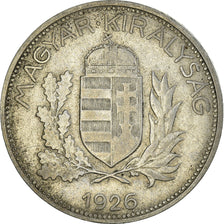 Coin, Hungary, Pengo, 1926, Budapest, EF(40-45), Silver, KM:510