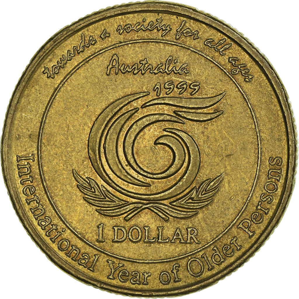 Coin, Australia, Elizabeth II, Dollar, 1999, Royal Australian Mint, EF(40-45)