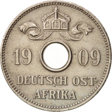 GERMAN EAST AFRICA, Wihelm II, 10 Heller, 1909, EF(40-45), Copper-nickel, KM:12