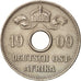 GERMAN EAST AFRICA, Wihelm II, 10 Heller, 1909, EF(40-45), Copper-nickel, KM:12