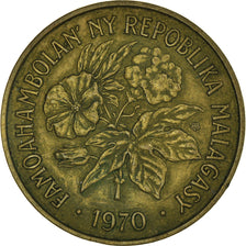 Monnaie, Madagascar, 20 Francs, 4 Ariary, 1970, Paris, TTB, Bronze-Aluminium