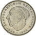 Moneda, ALEMANIA - REPÚBLICA FEDERAL, 2 Mark, 1975, Stuttgart, MBC+, Cobre -