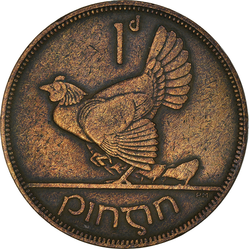 Coin, IRELAND REPUBLIC, Penny, 1937, EF(40-45), Bronze, KM:3
