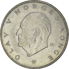 Coin, Norway, Olav V, 5 Kroner, 1980, EF(40-45), Copper-nickel, KM:420