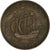 Moneda, Gran Bretaña, George VI, 1/2 Penny, 1951, BC+, Bronce, KM:868