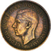 Coin, Great Britain, George VI, Farthing, 1938, EF(40-45), Bronze, KM:843