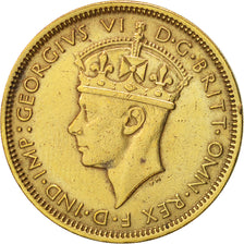 BRITISH WEST AFRICA, George VI, Shilling, 1943, EF(40-45), Nickel-brass, KM:23