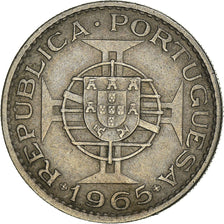 Coin, Mozambique, 2-1/2 Escudos, 1965, EF(40-45), Copper-nickel, KM:78