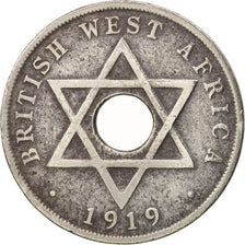 Münze, BRITISH WEST AFRICA, George V, Penny, 1919, S+, Copper-nickel, KM:9