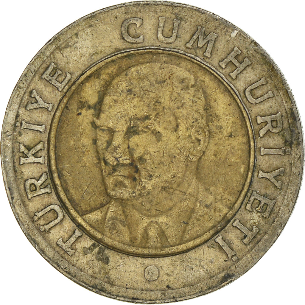 Moneda, Turquía, New Lira, 2006, Istanbul, BC+, Bimetálico, KM:1169