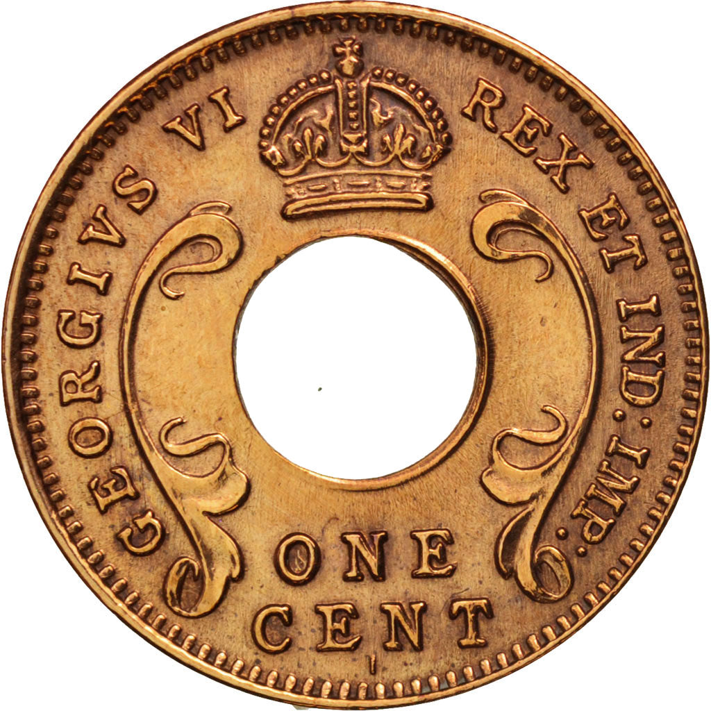 AFRICA ORIENTALE, George VI, Cent, 1942, SPL-, Bronzo, KM:29