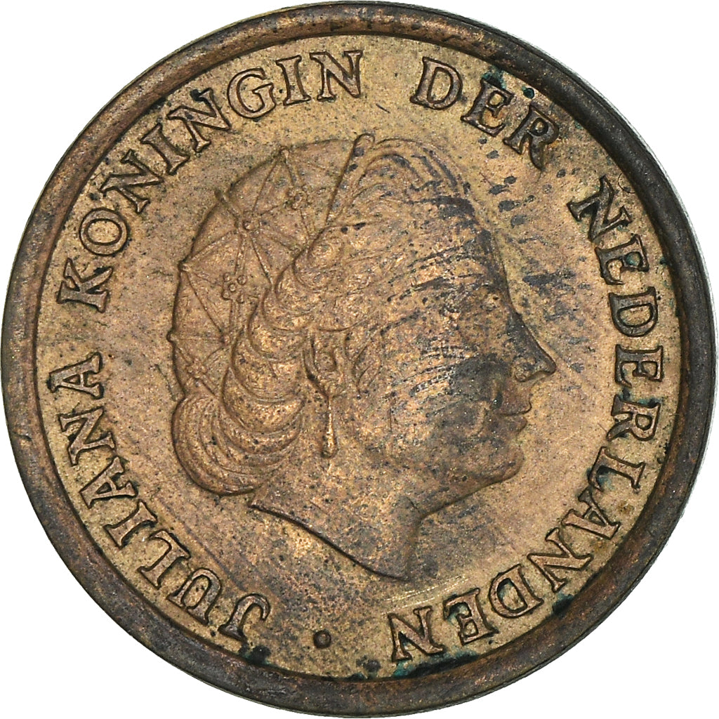 Monnaie, Pays-Bas, Juliana, Cent, 1957, TB, Bronze, KM:180