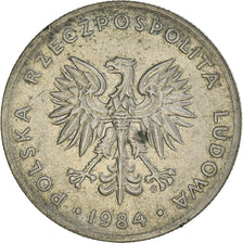Moneta, Polska, 20 Zlotych, 1984, Warsaw, VF(30-35), Miedź-Nikiel, KM:153.1