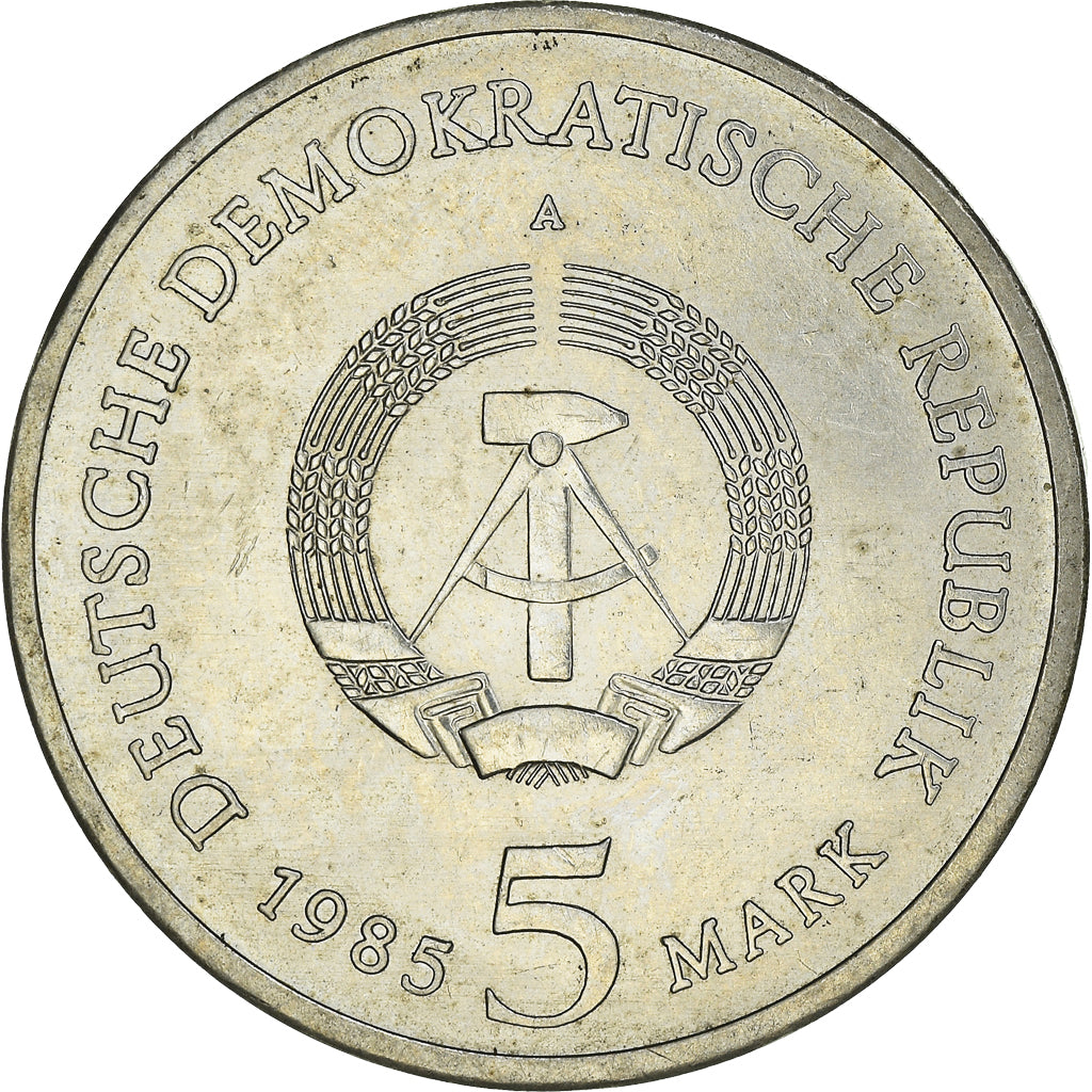 Münze, GERMAN-DEMOCRATIC REPUBLIC, 5 Mark, 1985, Berlin, SS, Kupfer-Nickel
