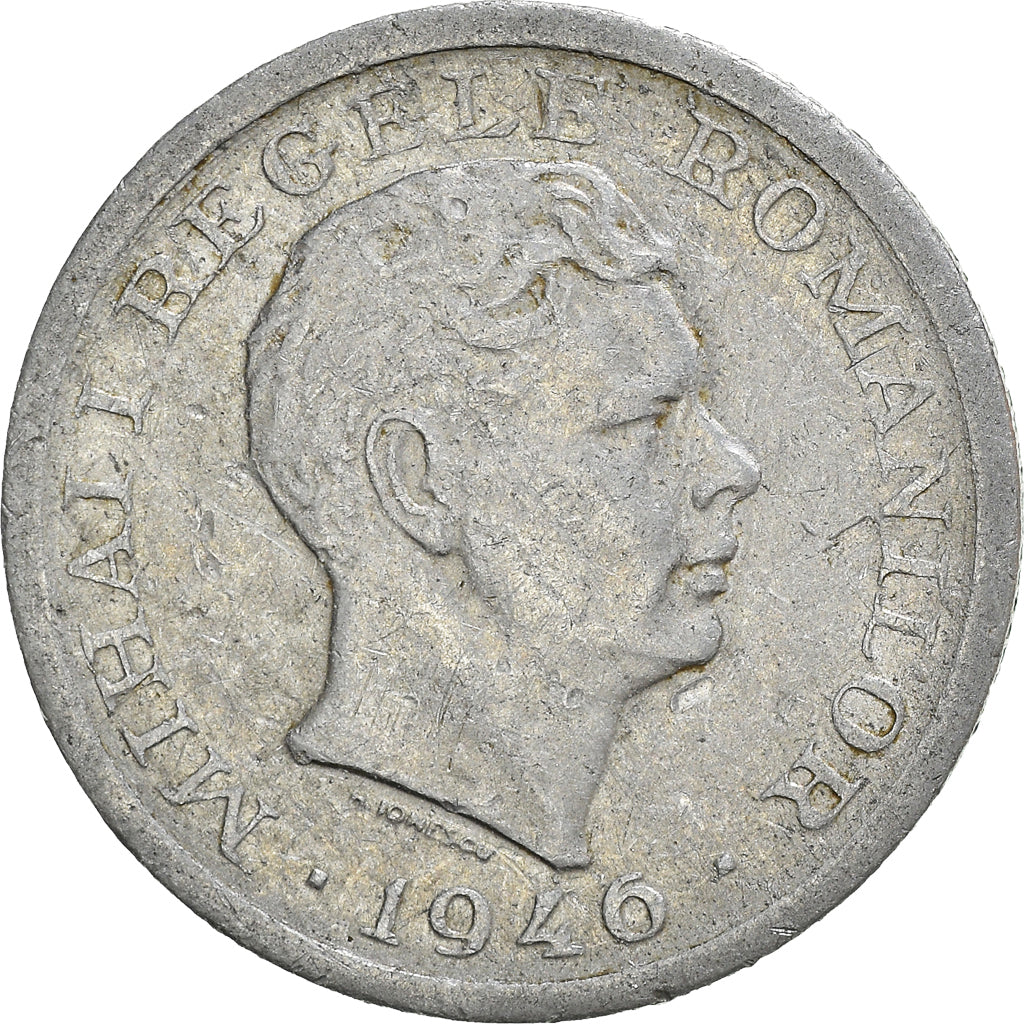 Monnaie, Roumanie, Mihai I, 500 Lei, 1946, TTB, Aluminium, KM:68