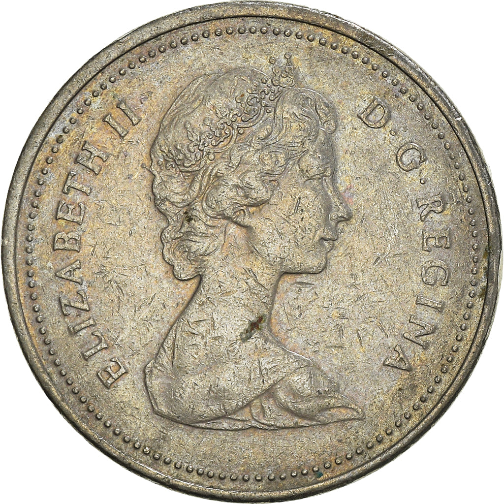 Moneda, Canadá, Elizabeth II, 5 Cents, 1985, Royal Canadian Mint, Ottawa, BC+