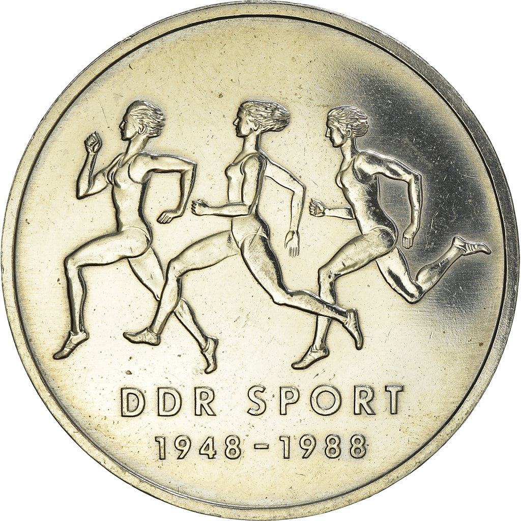 Coin, GERMAN-DEMOCRATIC REPUBLIC, 10 Mark, 1988, Berlin, EF(40-45)