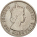 EAST AFRICA, Elizabeth II, 50 Cents, 1954, TTB, Copper-nickel, KM:36