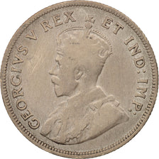 AFRICA ORIENTALE, George V, Shilling, 1922, MB+, Argento, KM:21