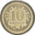 Moneta, Polonia, 10 Groszy, 2007, Warsaw, BB+, Rame-nichel, KM:279