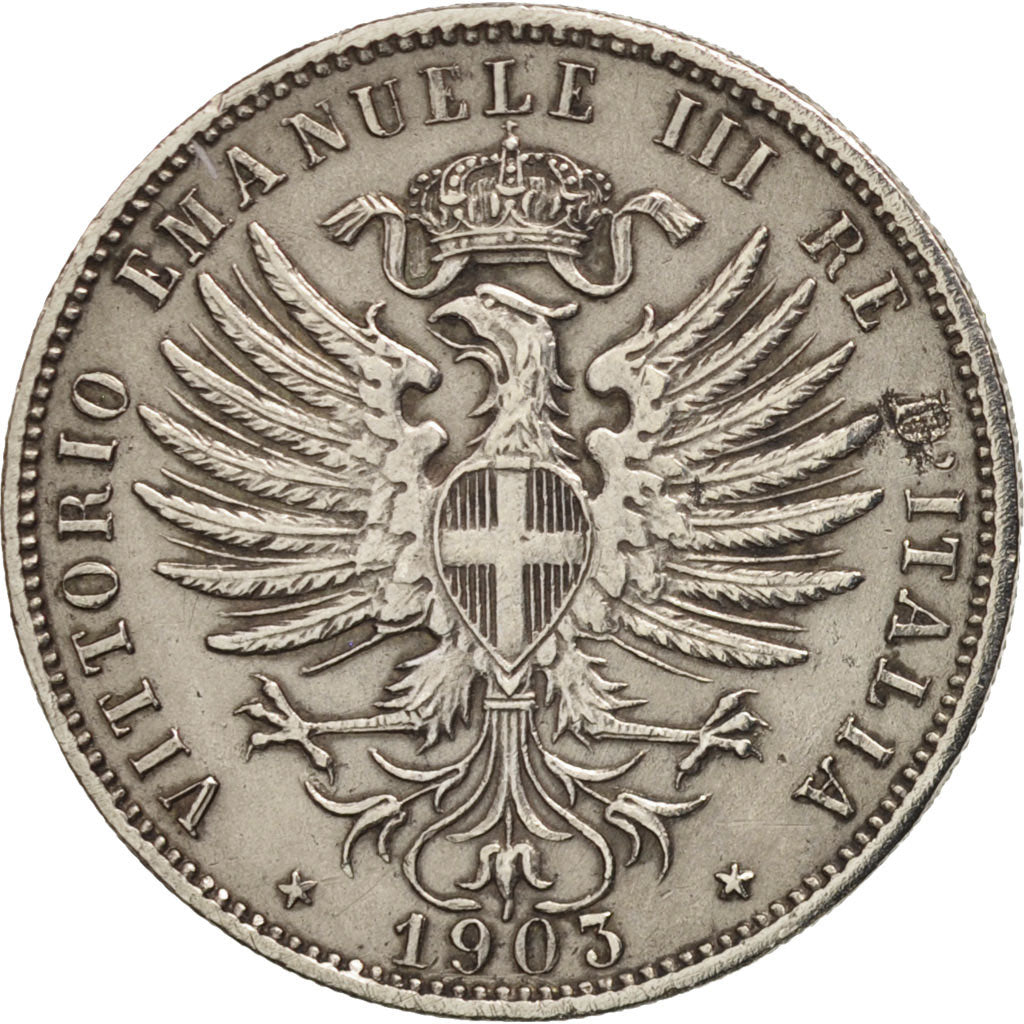 Monnaie, Italie, Vittorio Emanuele III, 25 Centesimi, 1903, Rome, TTB, Nickel