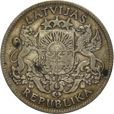 Münze, Latvia, Lats, 1924, SS, Silber, KM:7