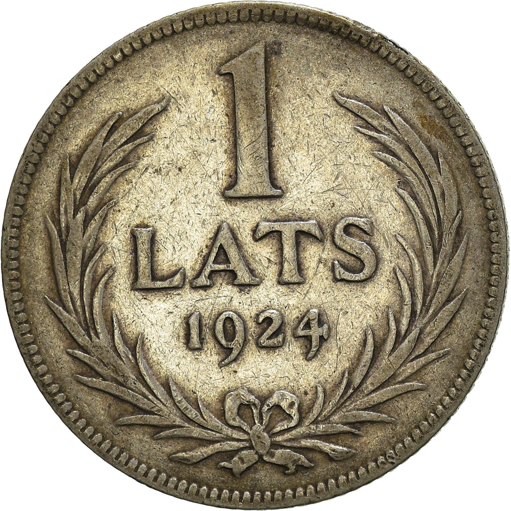 Münze, Latvia, Lats, 1924, SS, Silber, KM:7