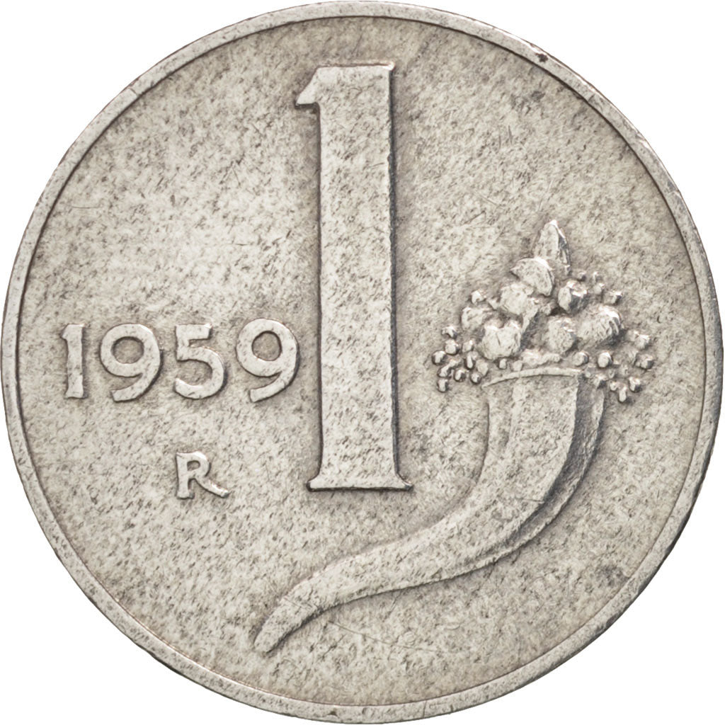 Italie, Lira, 1959, Rome, TTB, Aluminum, KM:91
