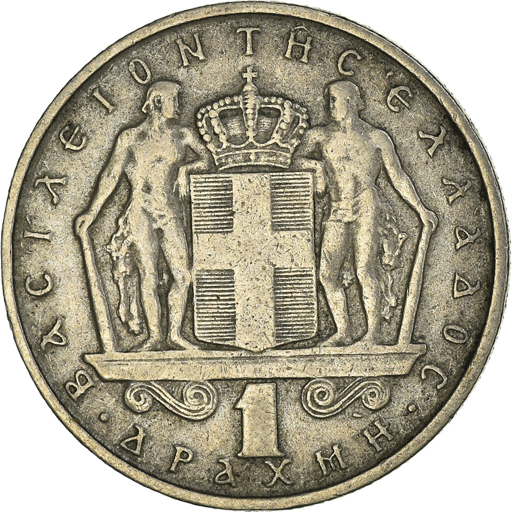 Monnaie, Grèce, Constantine II, Drachma, 1966, TB, Cupro-nickel, KM:89