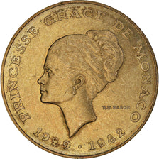 Coin, Monaco, Rainier III, 10 Francs, 1982, EF(40-45), Copper-Nickel-Aluminum