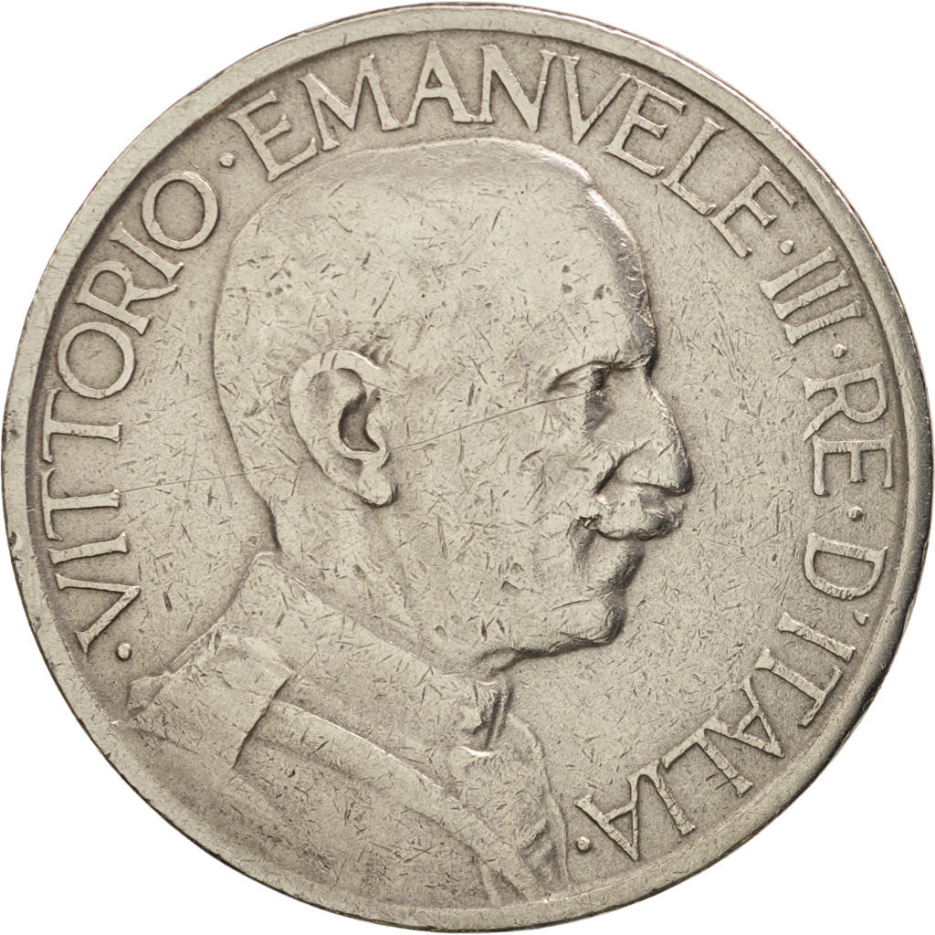 Münze, Italien, Vittorio Emanuele III, 2 Lire, 1925, Rome, SS, Nickel, KM:63