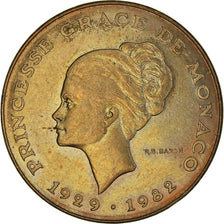 Monnaie, Monaco, Rainier III, 10 Francs, 1982, TTB, Copper-Nickel-Aluminum