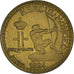 Coin, Monaco, Louis II, Franc, 1924, Poissy, AU(55-58), Aluminum-Bronze, KM:111