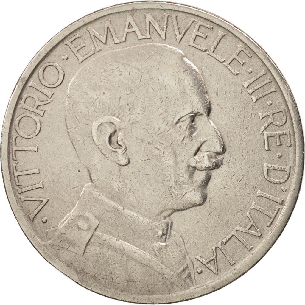 Italie, Vittorio Emanuele III, 2 Lire, 1924, Rome, TTB, Nickel, KM:63