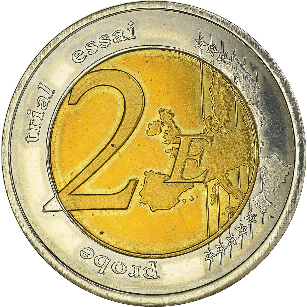 Estonia, Fantasy euro patterns, 2 Euro, 2008, unofficial private coin.ESSAI