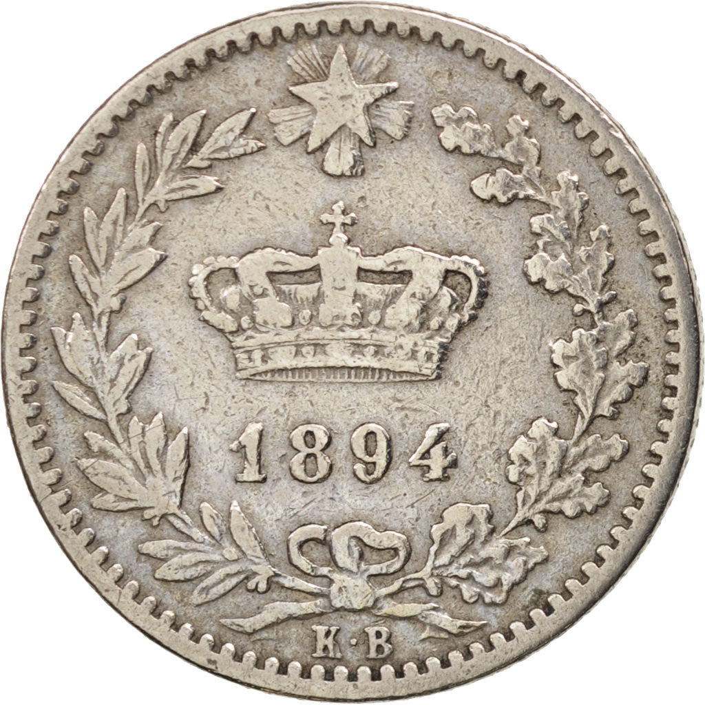 Moneta, Italia, Umberto I, 20 Centesimi, 1894, Berlin, BB, Rame-nichel, KM:28.1