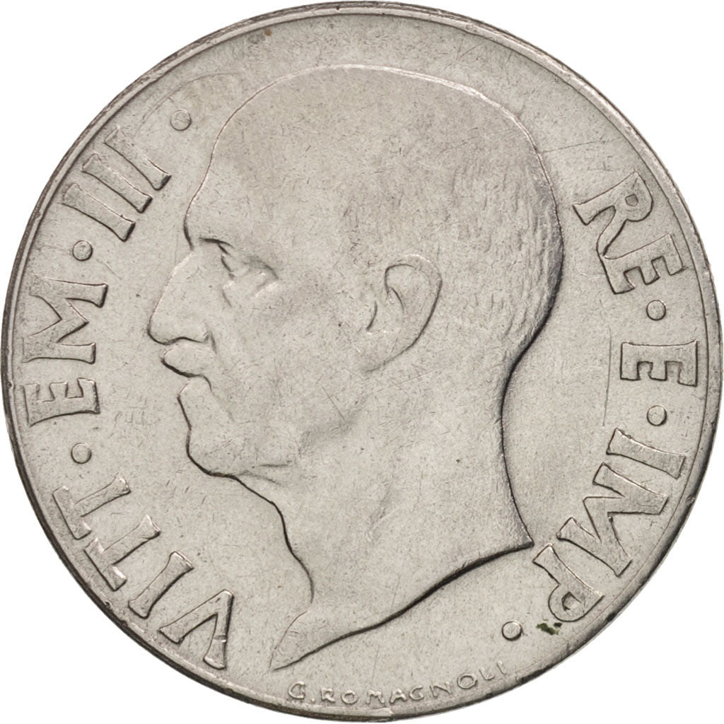 Italia, Vittorio Emanuele III, 20 Centesimi, 1941, Rome, BB, Acciaio inossida...