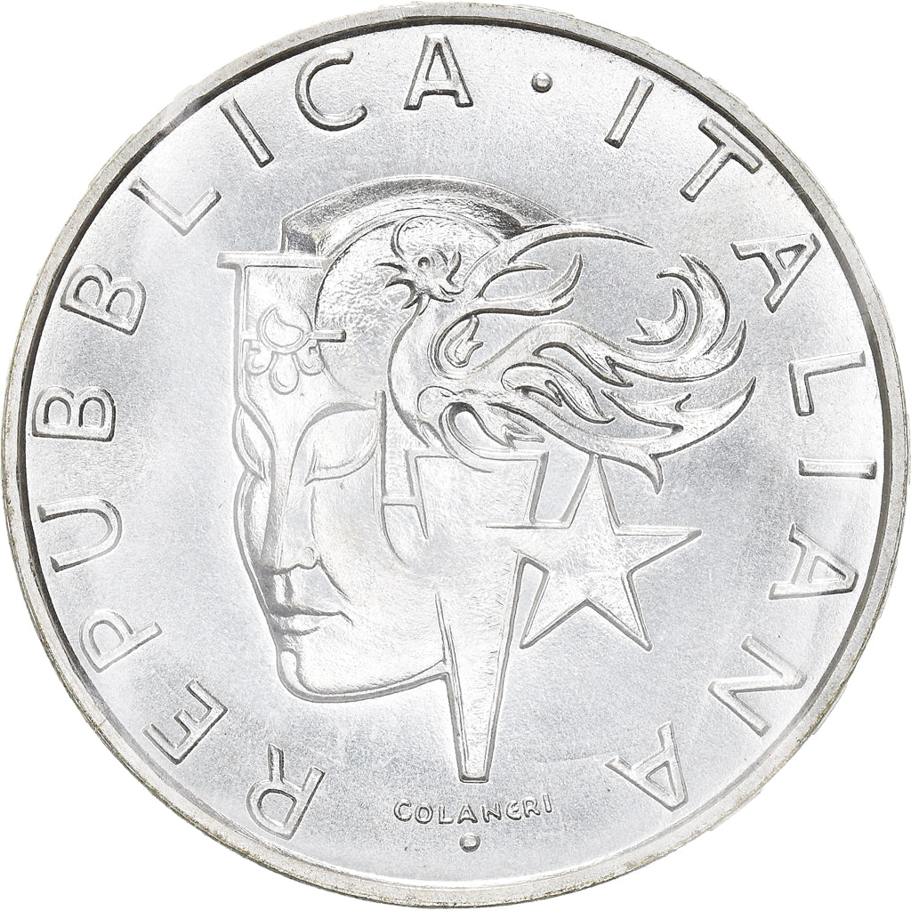 Coin, Italy, 500 Lire, 1988, XXIV Jeux Olympiques.FDC., MS(65-70), Silver