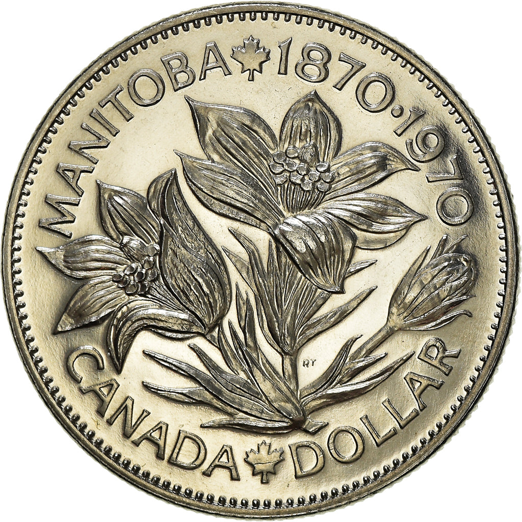 Coin, Canada, Elizabeth II, Dollar, 1970, Royal Canadian Mint, Ottawa, MS(63)