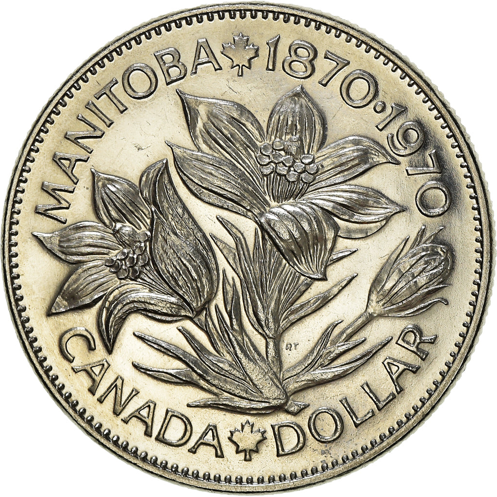 Coin, Canada, Elizabeth II, Dollar, 1970, Royal Canadian Mint, Ottawa