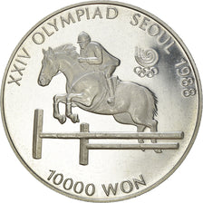 Munten, KOREA - ZUID, 1988 Olympics, 10000 Won, 1988, BE, FDC, Zilver, KM:75