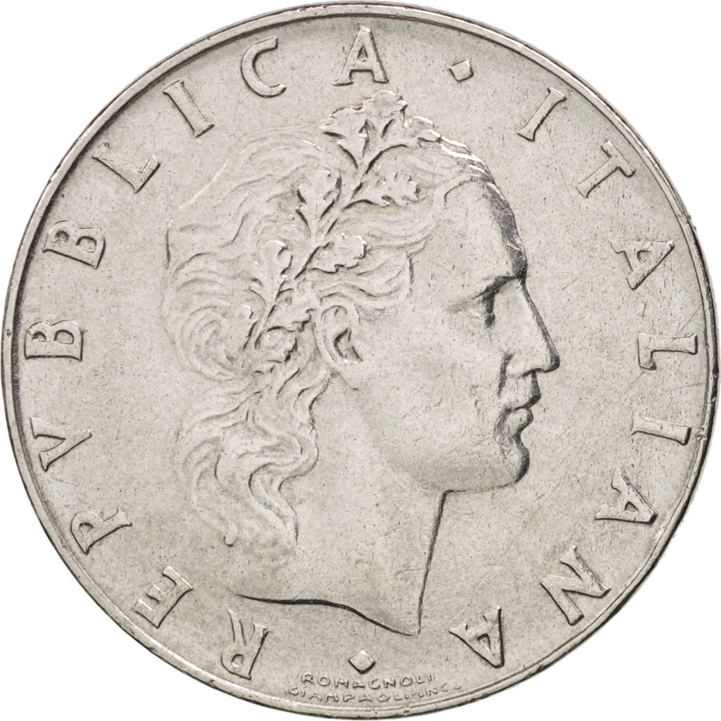 Italie, 50 Lire, 1970, Rome, TTB, Stainless Steel, KM:95.1