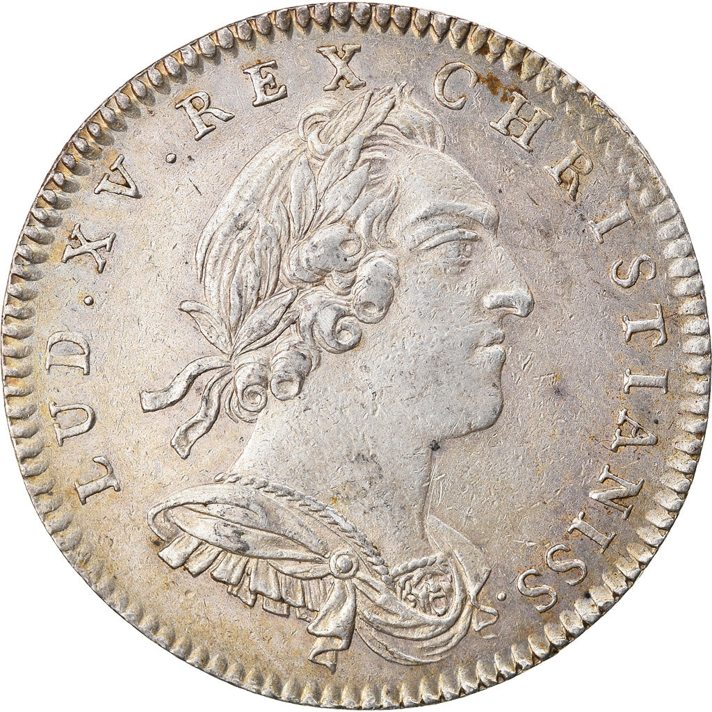 France, Token, Louis XV, Bâtiments du Roi, History, AU(50-53), Silver