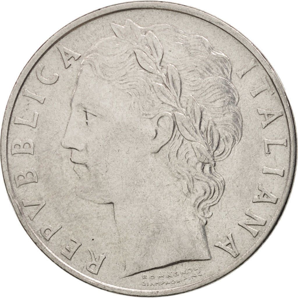 Italia, 100 Lire, 1959, Rome, BB, Acciaio inossidabile, KM:96.1