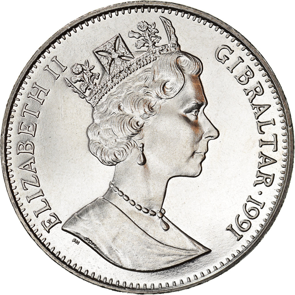 Monnaie, Gibraltar, Lady Diana, Crown, 1991, Lady Diana, FDC, Cupro-nickel