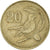 Moneta, Cypr, 20 Cents, 1983, VF(30-35), Mosiądz niklowy, KM:57.1